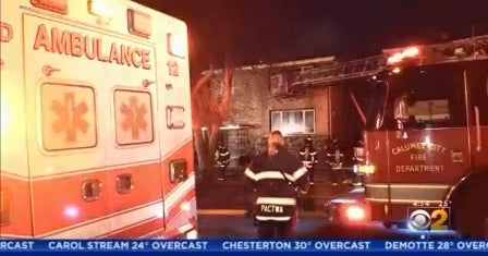 Family Escapes Before Fire Destroys Apartment In Calumet City - CBS Chicago