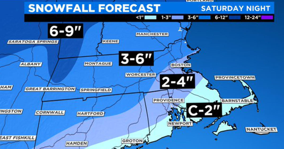 Snow On Saturday As Winter Weather Returns To Southern New England