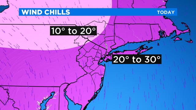 JL Wind Chills Map 