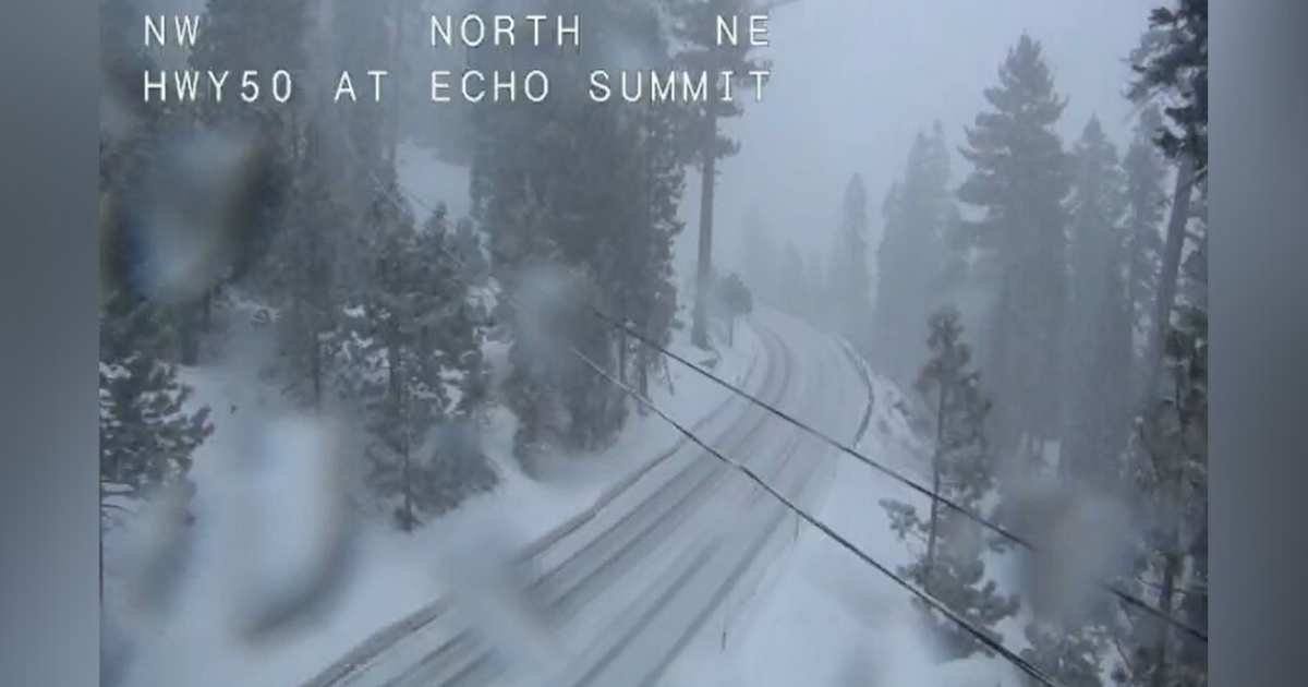 Chain Controls In Effect On Highway 50 Tuesday Evening CBS Sacramento