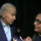 Biden tells CBS News correspondent to "calm down" in peculiar exchange