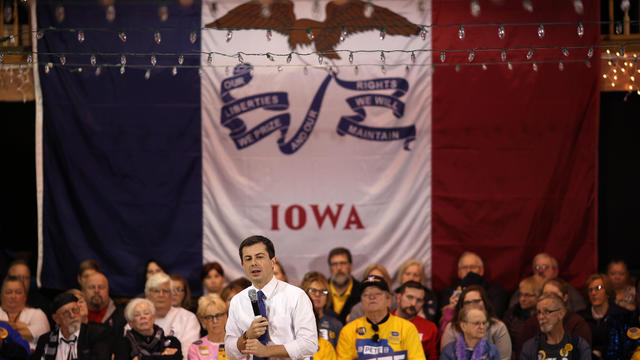 Pete Buttigieg Campaigns For President Across Iowa Ahead Of Caucus 