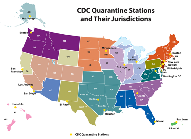 CDC quarantine stations 