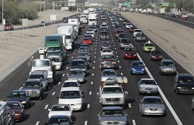 Phoenix Commuters Major Traffic Congestion 