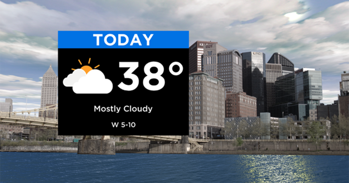 Pittsburgh Weather Partly Cloudy Skies Slight Warm Up Expected Cbs Pittsburgh