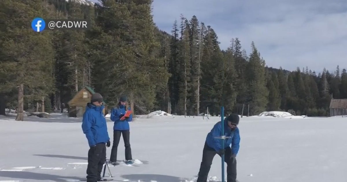 California Snowpack Measures Below Normal For Spring - CBS Sacramento