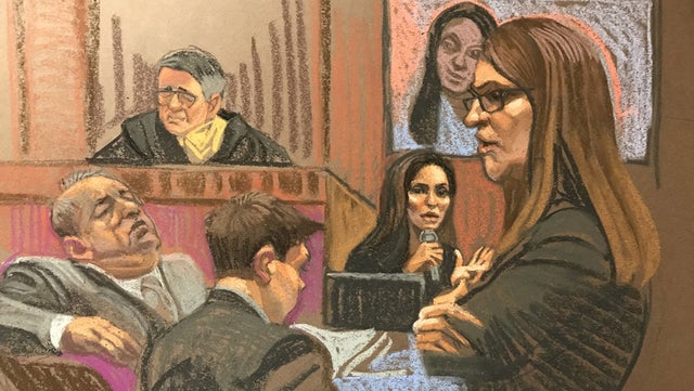 Harvey Weinstein Trial Sketch, Jan. 31 