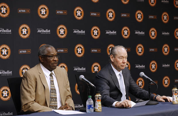 Dusty Baker and Jim Crane 