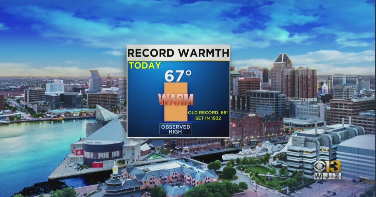 Maryland Weather: Record High 67 Degrees On Monday In Baltimore Area ...