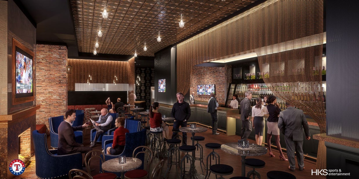 Rangers Tout Some Of The Swankier Features Of Globe Life Field CBS Texas