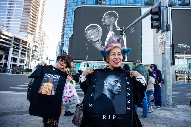 Kobe Bryant Memorial at L.A. Live 