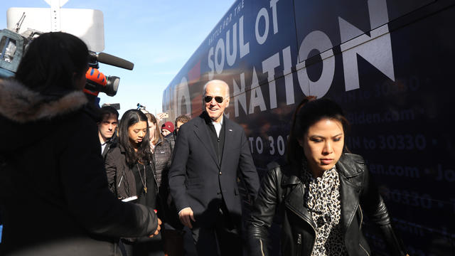 Presidential Candidate Joe Biden Campaigns In New Hampshire 