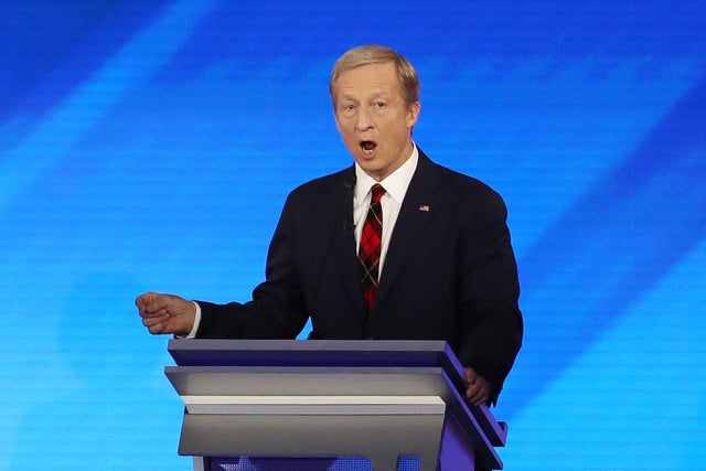 Democratic Presidential Candidates Debate In New Hampshire Ahead Of First Primary Contest