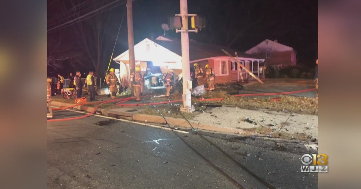 Four People Hurt, 1 Dead In Germantown Crash CBS Baltimore