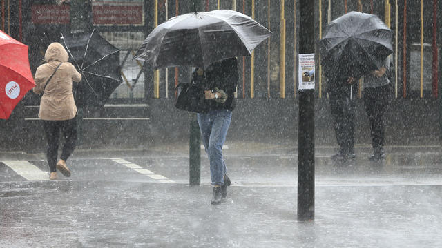 Heavy Rain Lashes Sydney Following Months Of Drought 