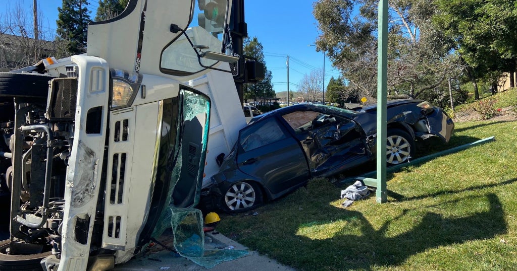 Emergency Responders At Scene Of Horrific Danville Crash CBS San