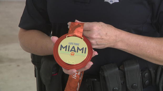 Medal for boy who saluted first responders during Miami Marathon 