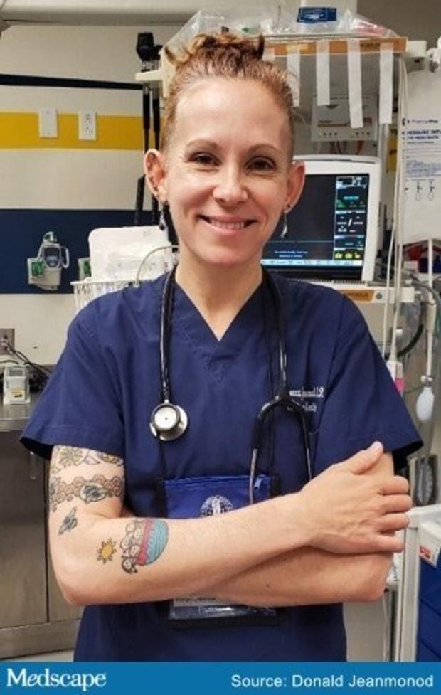 Doctor with tattoo 