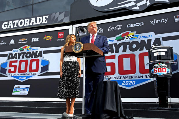 Donald Trump — NASCAR: Daytona 500 