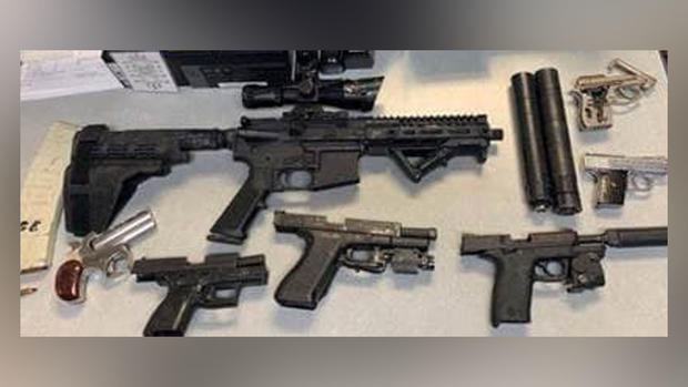 Firearms confiscated by DPS in Central Texas 