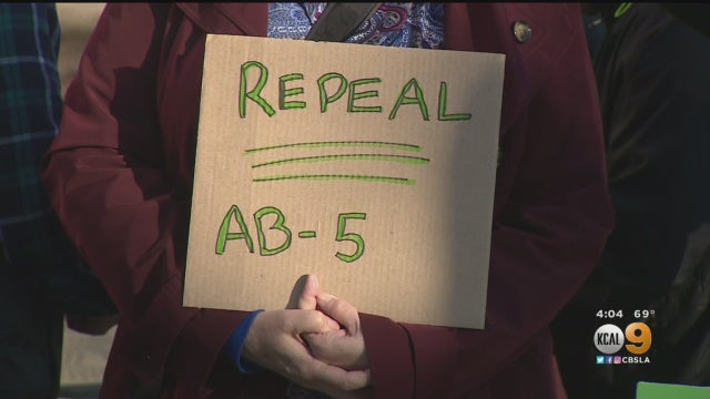 Repeal AB5 Protest City of Industry 
