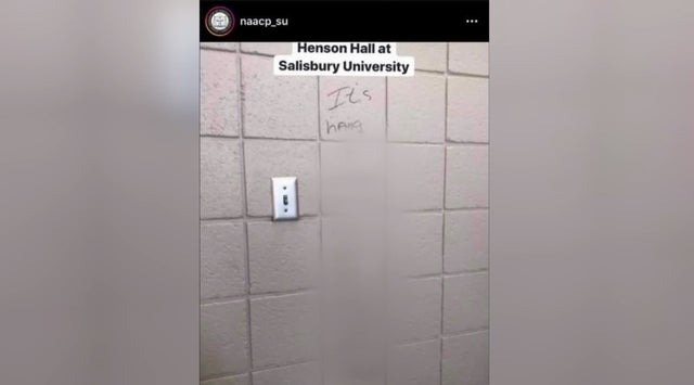 salisbury university racist graffiti 