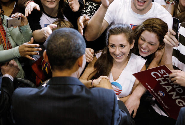 Obama Holds Campaign Rally In Washington DC 