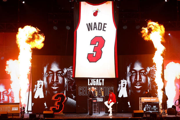 Miami Heat Dwyane Wade L3GACY Celebration 