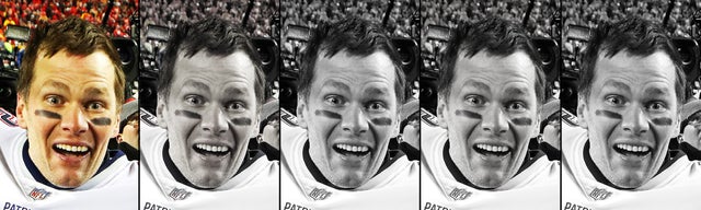 One out of five Shocked Bradys 