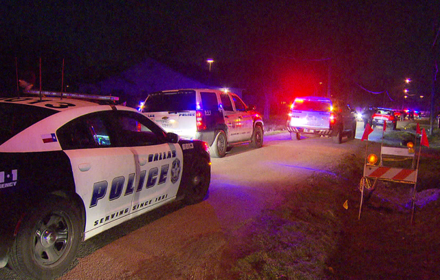 Dallas Police chase aftermath 