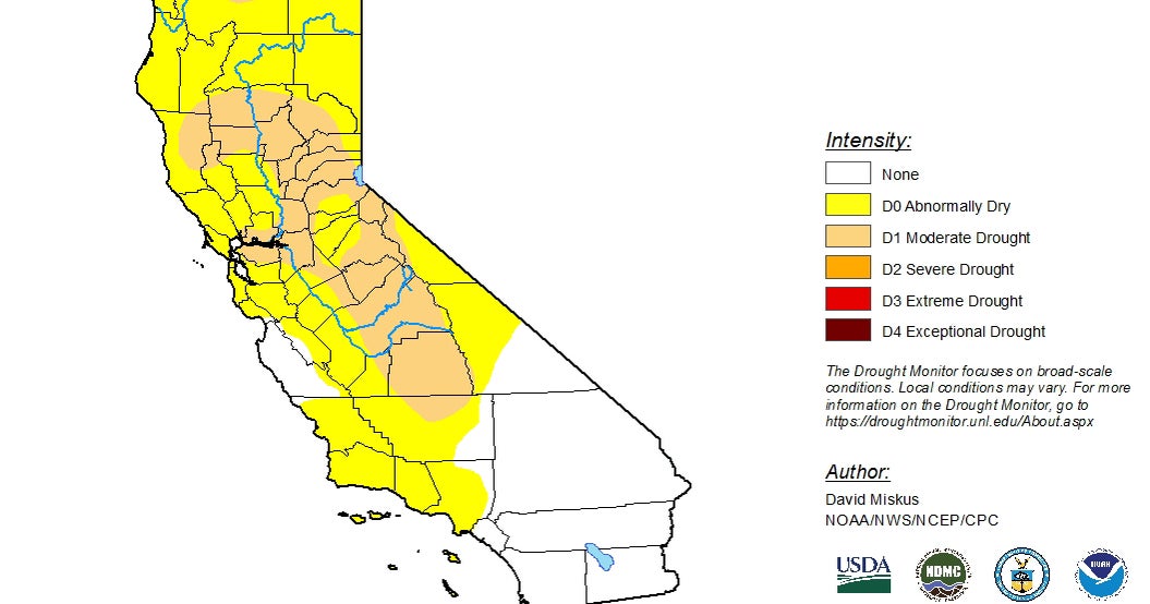 Two-Thirds Of California Now 'Abnormally Dry' - CBS Los Angeles