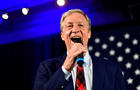 Democratic Presidential candidate Tom Steyer speaks to supporters as he announced that he is suspending his campaign at his election night party on the day of the South Carolina primary in Columbia, South Carolina, U.S. 