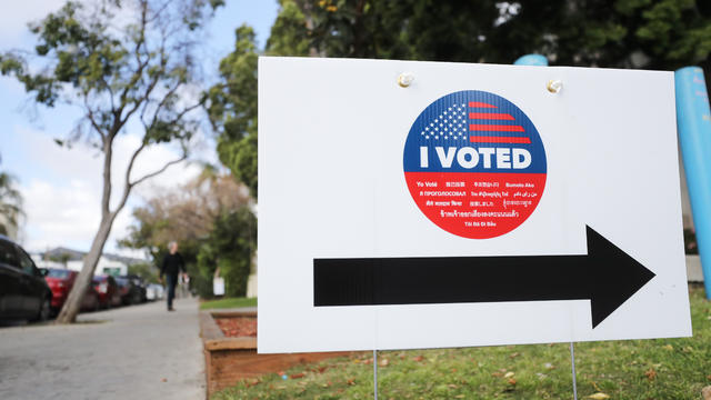 Californians Head To The Polls For Early Voting Ahead Of Super Tuesday 