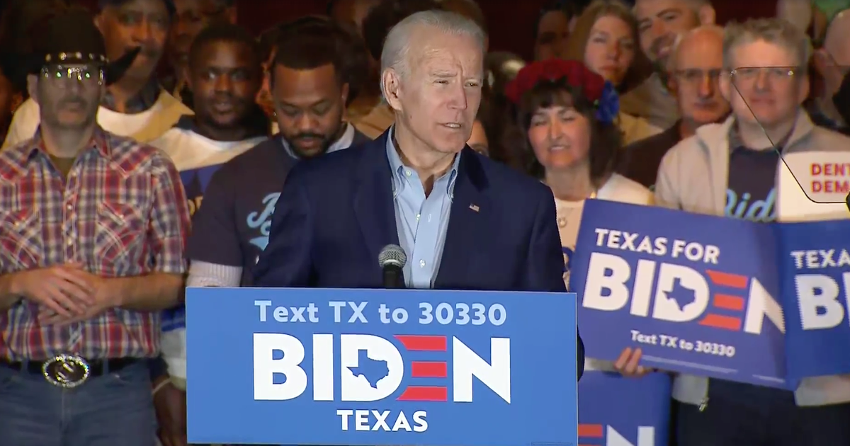 Joe Biden Holds Campaign Rally In Dallas, Gets Endorsements From 3 ...