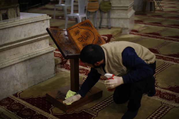 Coronavirus precautions at Al Aqsa Mosque Compound 