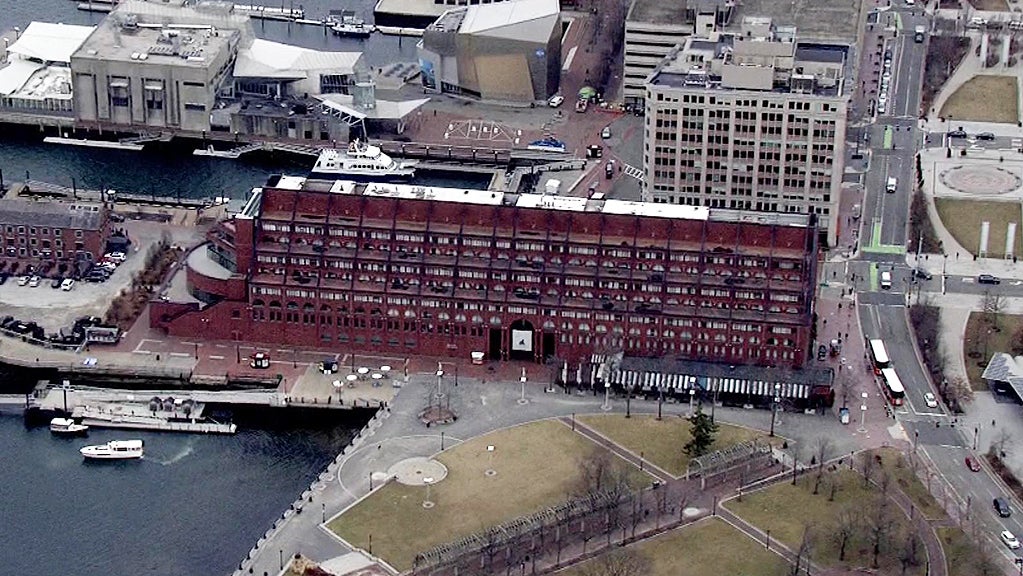 The Marriott Long Wharf hotel 