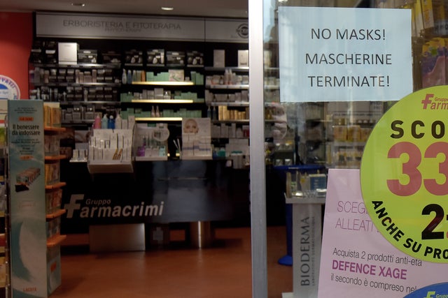 Coronavirus Infection In Rome 