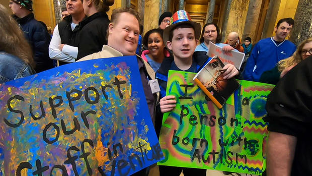 Disability Rights Rally At Capitol 