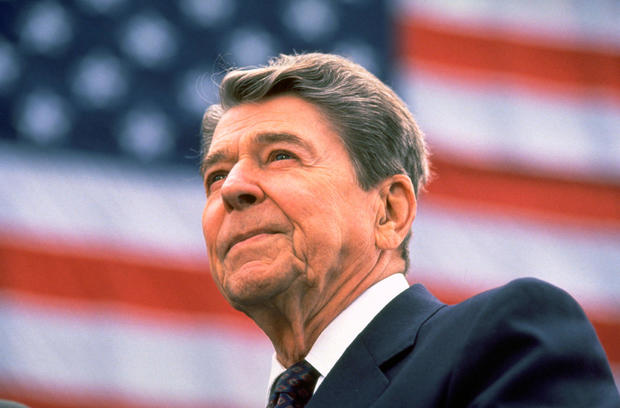 Ronald Reagan Campaigns For Reelection 