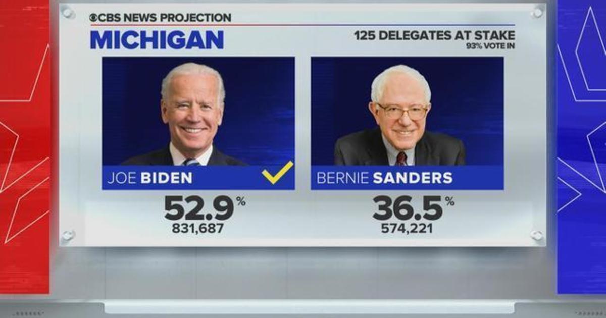 Local Matters How Joe Biden Won The Michigan Primary Cbs News