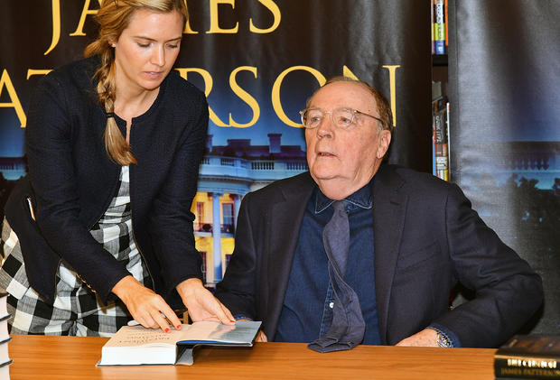Bill Clinton And James Patterson Sign Copies Of Their New Book "The President Is Missing" 