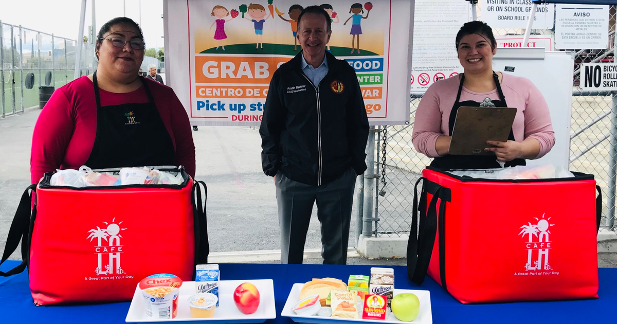 Coronavirus LAUSD To Open 60 Grab And Go Food Centers For Families