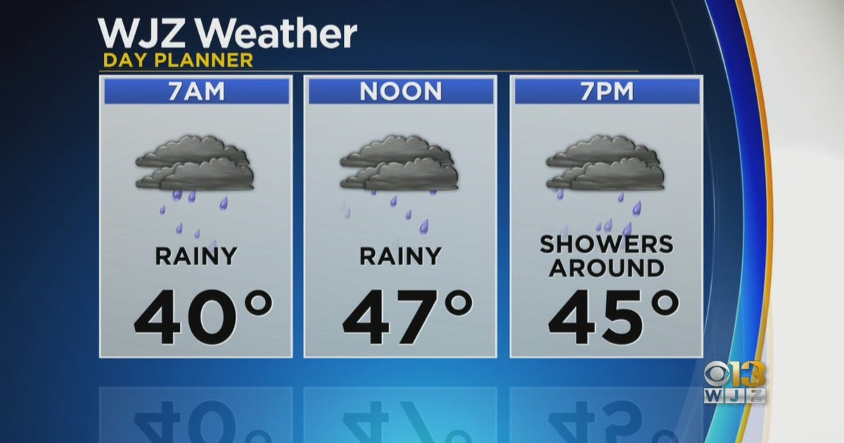 Maryland Weather: Rain Throughout The Day - CBS Baltimore