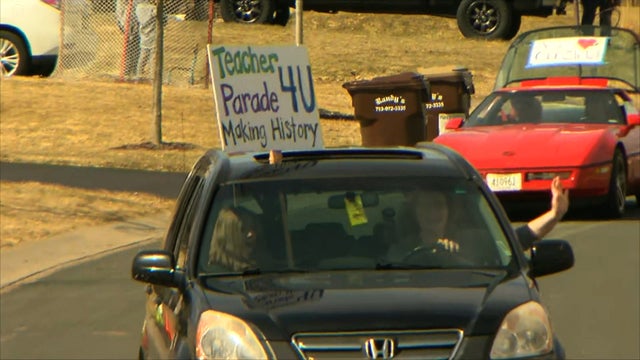 Victoria Elementary COVID-19 Car Parade 1 