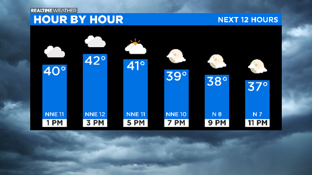 Bar Graph Next 12 Hours