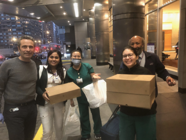 The Harbaughs Donated Meals for Baltimore Hospital Workers