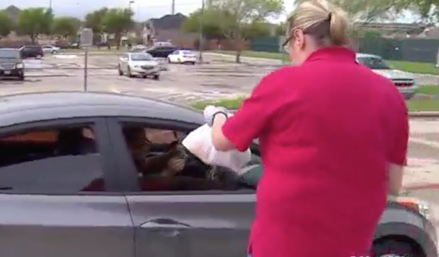 Grab and Go meals at Ranchview High in Irving 