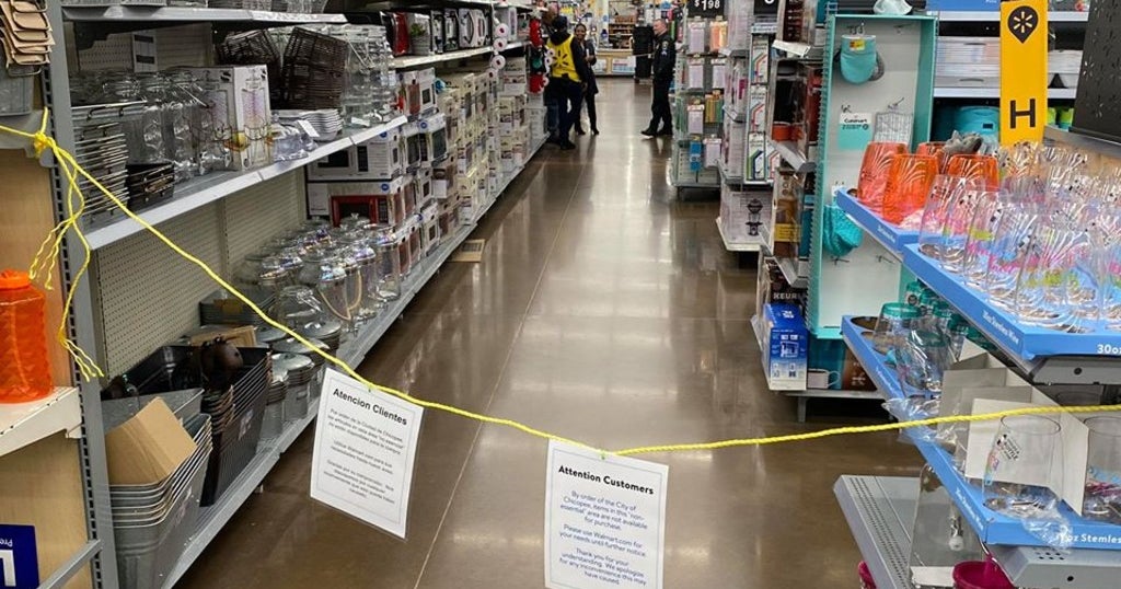 Chicopee Home Depot, Walmart Close Off NonEssential Aisles To Prevent