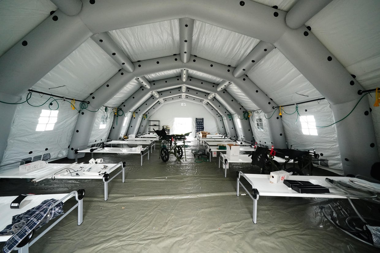 Emergency Hospital Setup In Central Park 