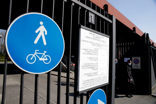 Virus Outbreak Italy